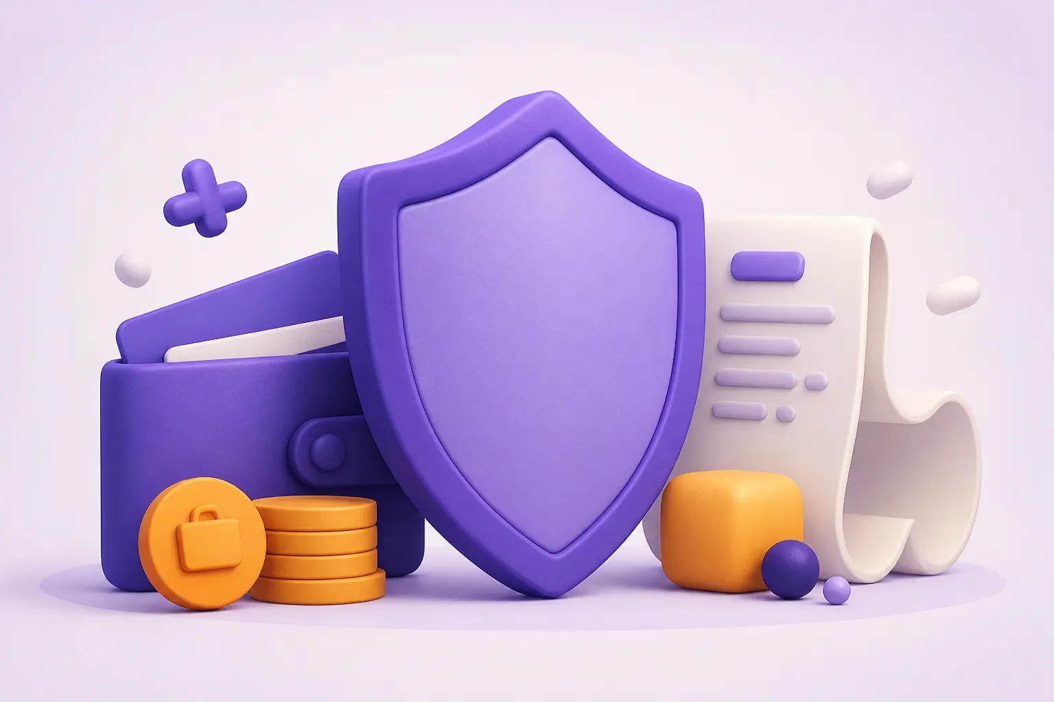 Une facture de matériel et un salaire sont séparés par une barrière violette très visible.